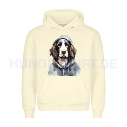 Premium Hoodie "Springer Spaniel Hooded" Beige – hunde-shirt.de