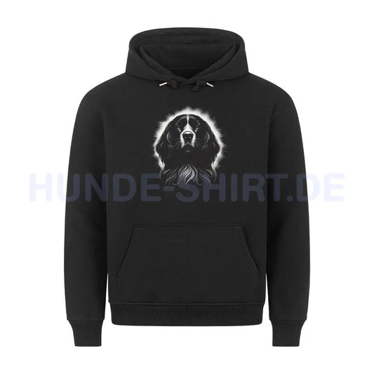 Premium Hoodie "Springer Spaniel Shine"" Schwarz – hunde-shirt.de