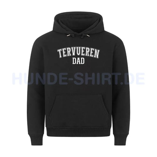 Premium Hoodie "Tervueren - DAD" Schwarz – hunde-shirt.de