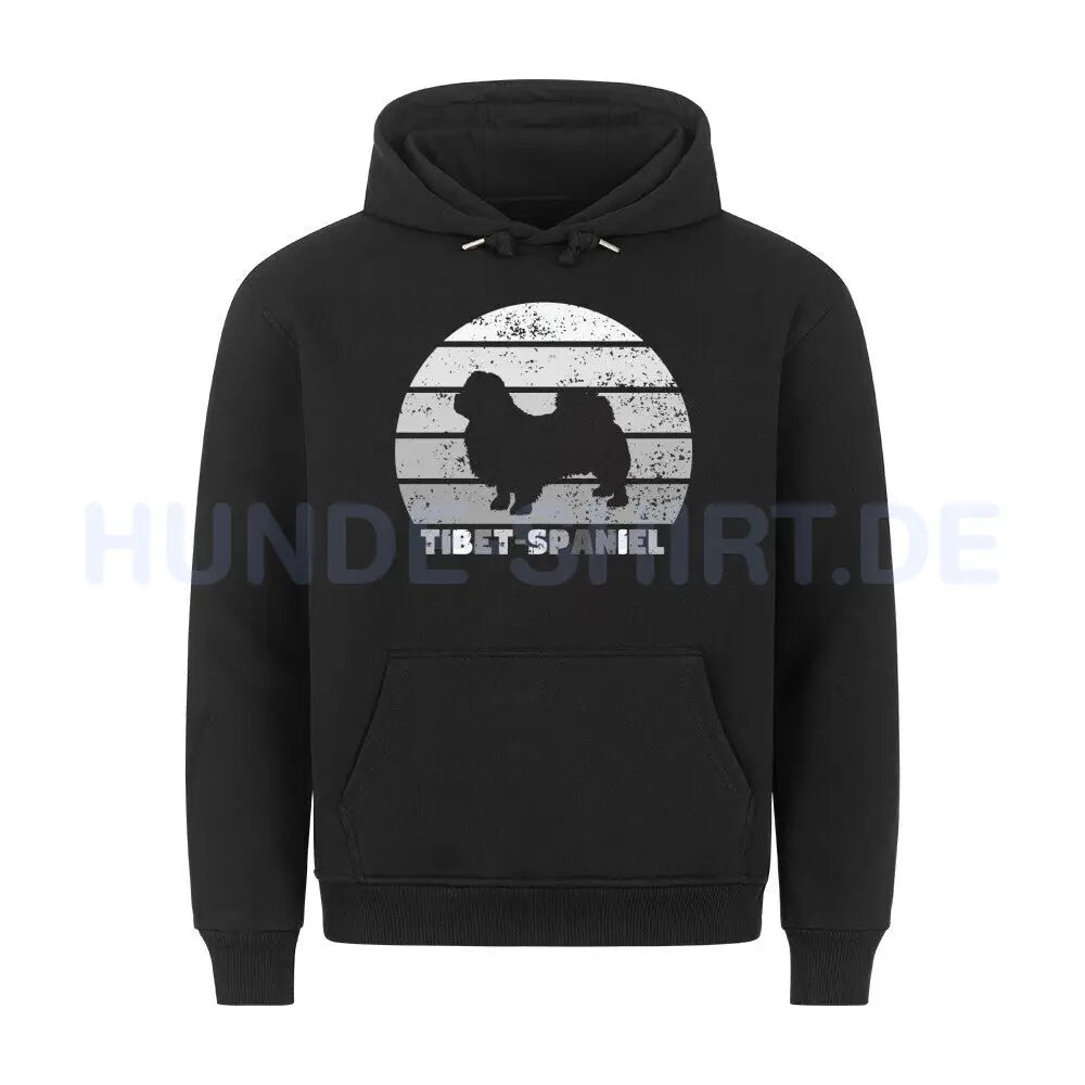 Premium Hoodie "Tibet Spaniel" Schwarz – hunde-shirt.de