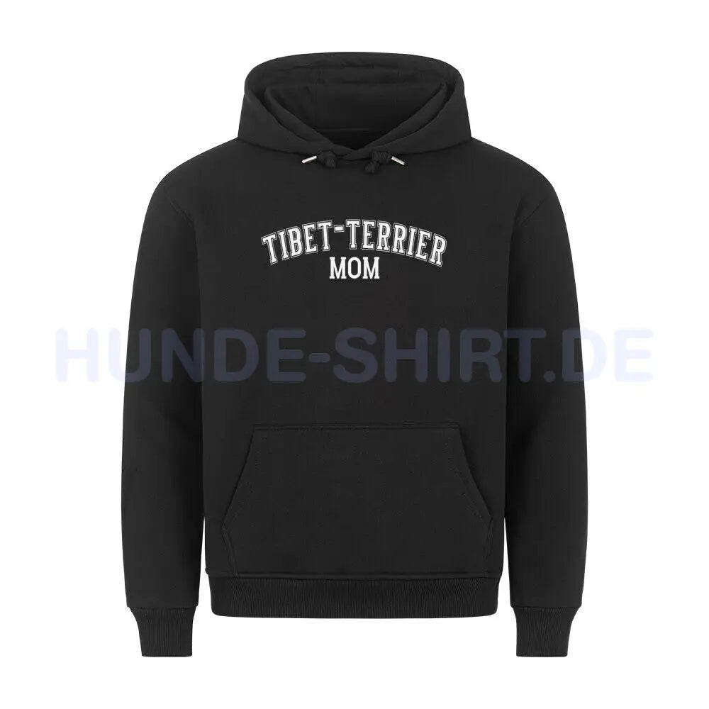 Premium Hoodie "Tibet Terrier - MOM" Schwarz – hunde-shirt.de