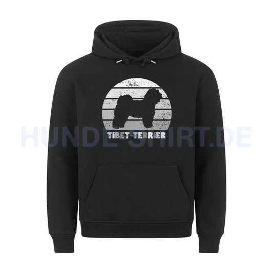 Premium Hoodie "Tibet Terrier" Schwarz – hunde-shirt.de