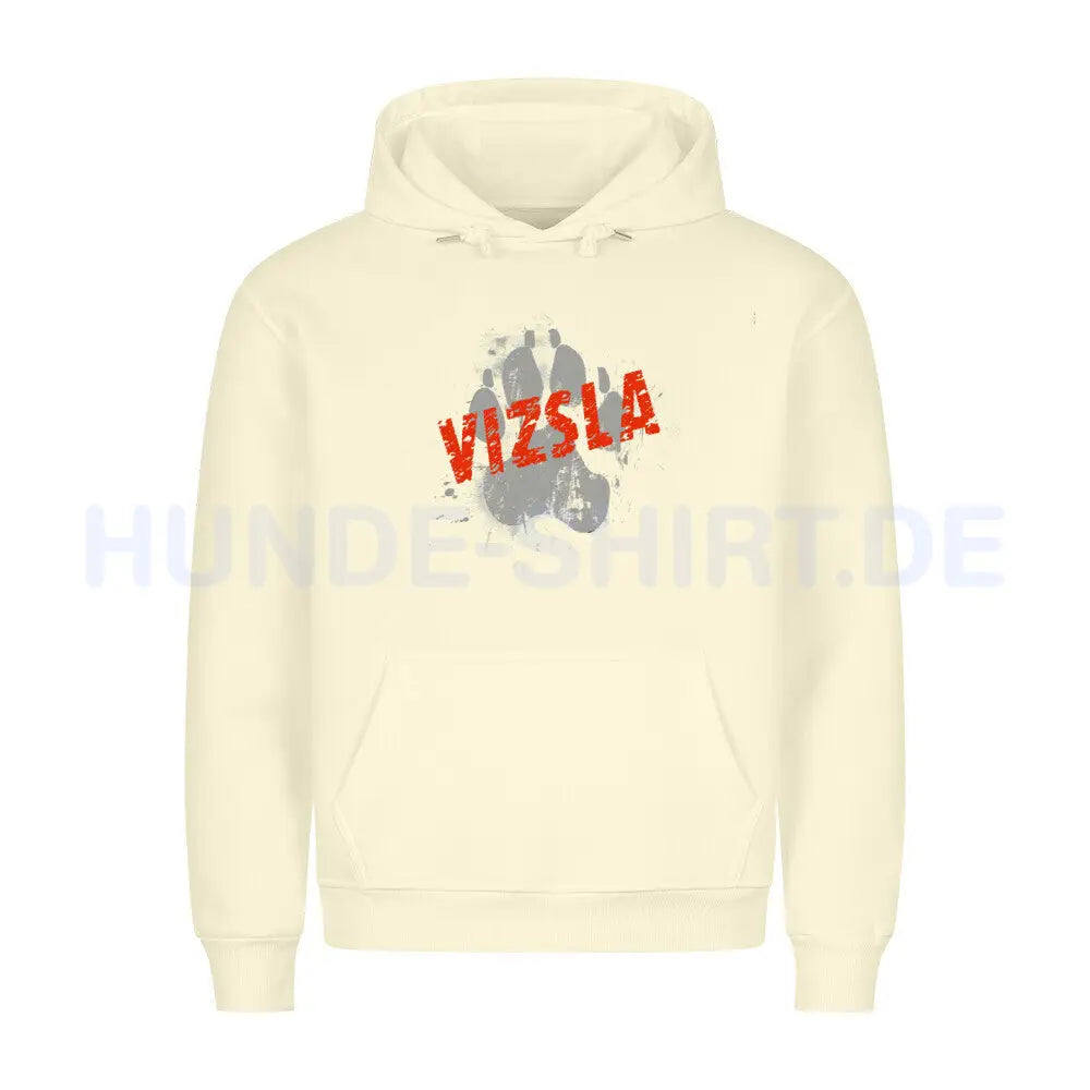 Premium Hoodie "Vizsla - PAW" Beige – hunde-shirt.de