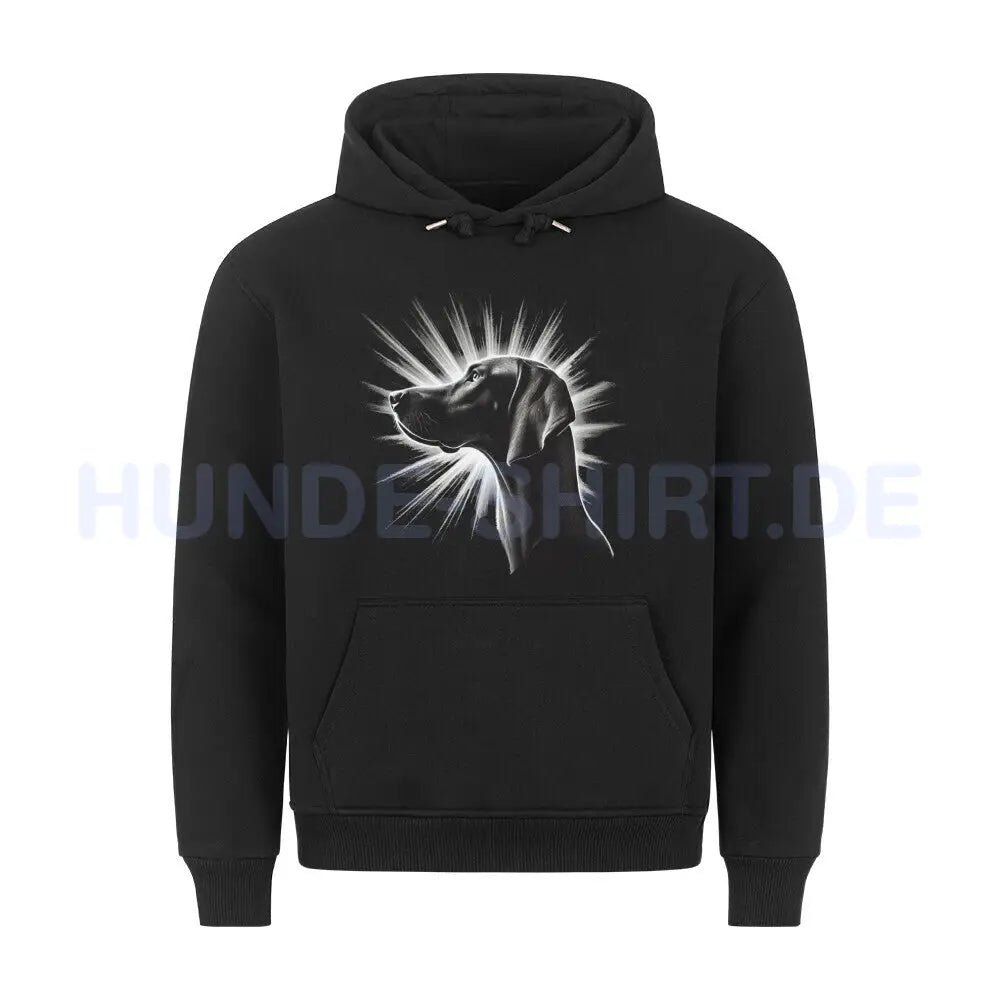 Premium Hoodie "Vizsla - Shine" Schwarz – hunde-shirt.de