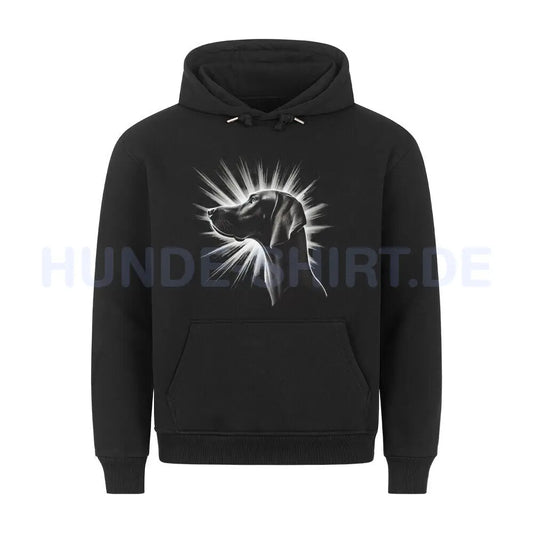 Premium Hoodie "Vizsla - Shine" Schwarz – hunde-shirt.de