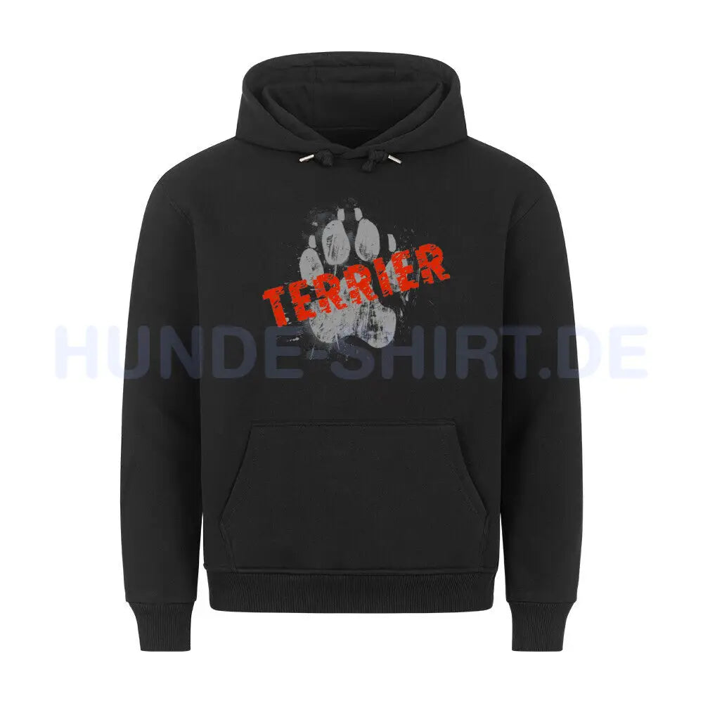 Premium Hoodie "Westie - PAW" Schwarz – hunde-shirt.de