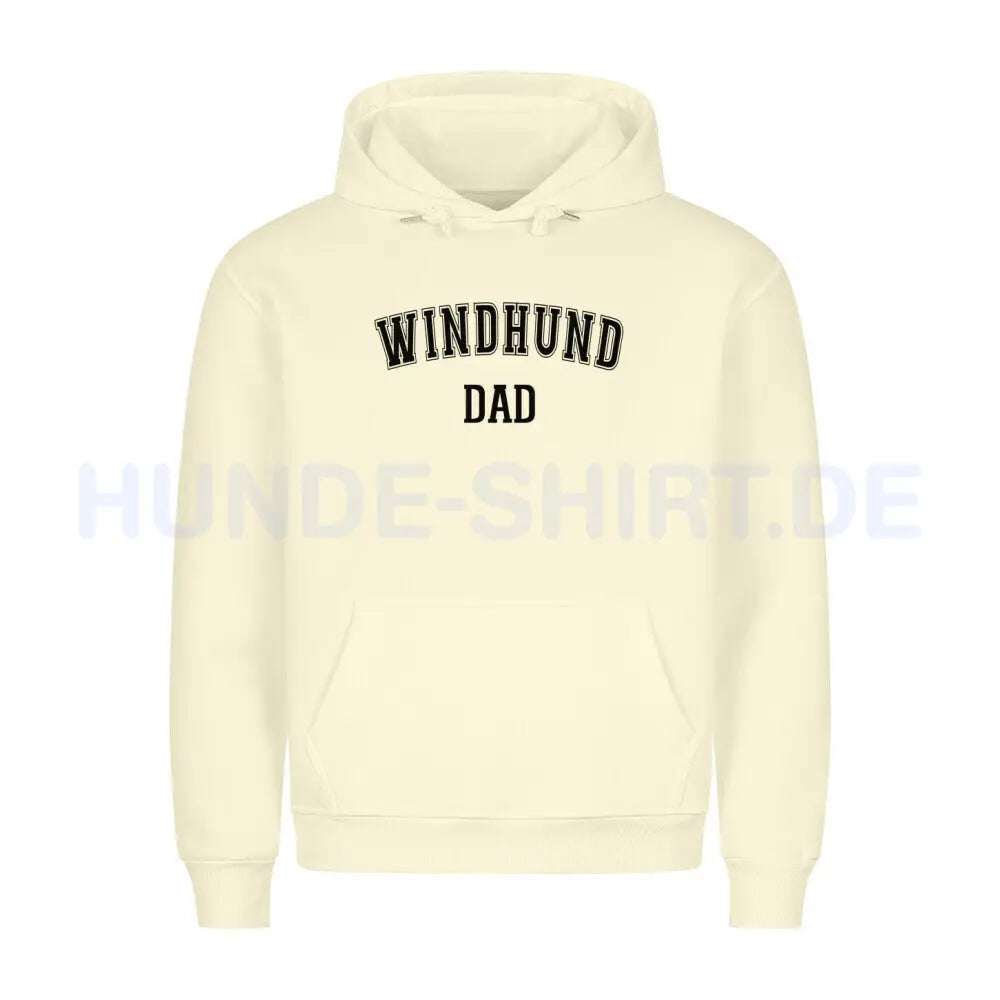 Premium Hoodie "Windhund - DAD" Beige – hunde-shirt.de