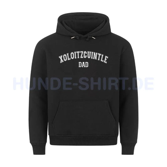 Premium Hoodie "Xolo - DAD" Schwarz – hunde-shirt.de