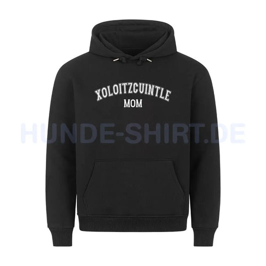 Premium Hoodie "Xolo MOM" Schwarz – hunde-shirt.de