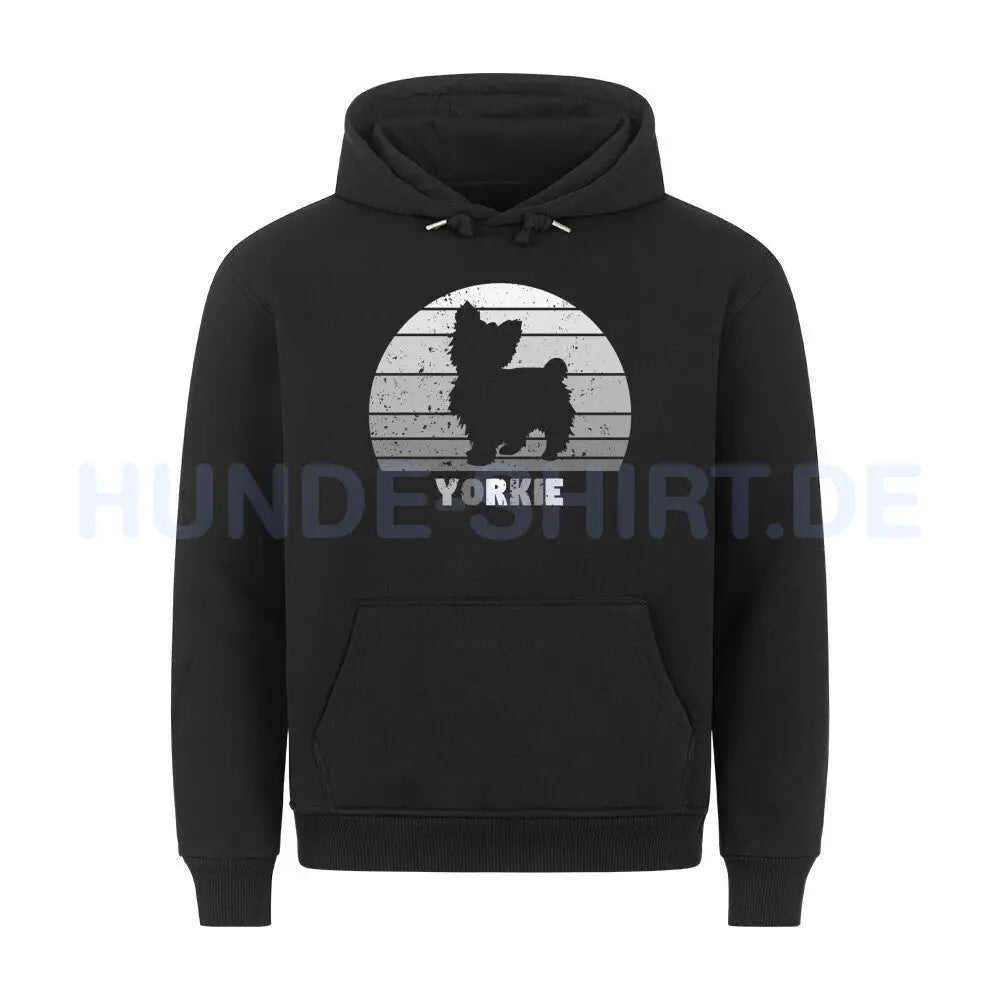 Premium Hoodie "Yorkie" Schwarz – hunde-shirt.de