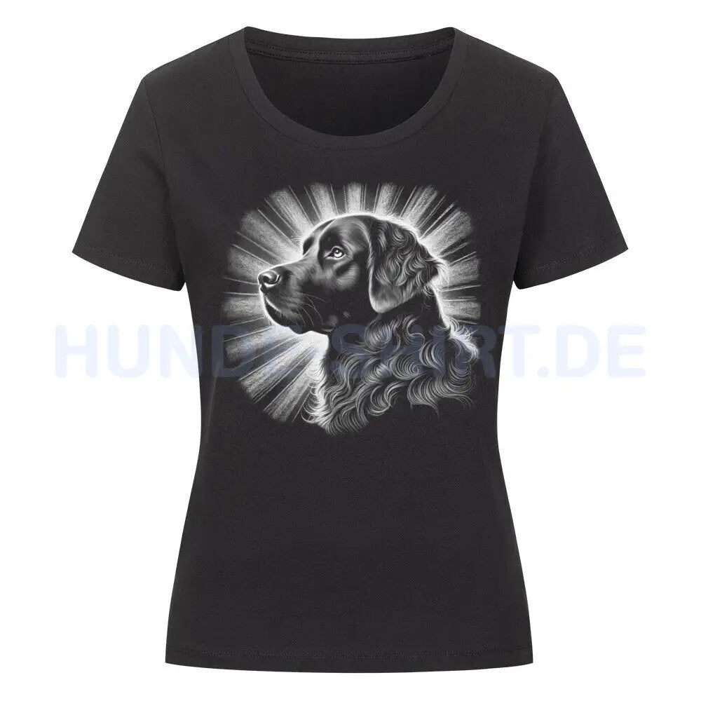 Premium Organic Damen-Shirt "Chesapeake Bay - Bright" Schwarz – hunde-shirt.de