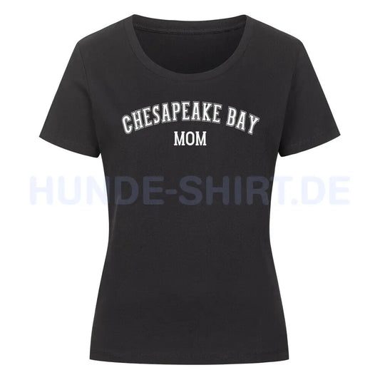 Premium Organic Damen-Shirt "Chesapeake Bay - MOM" Schwarz – hunde-shirt.de