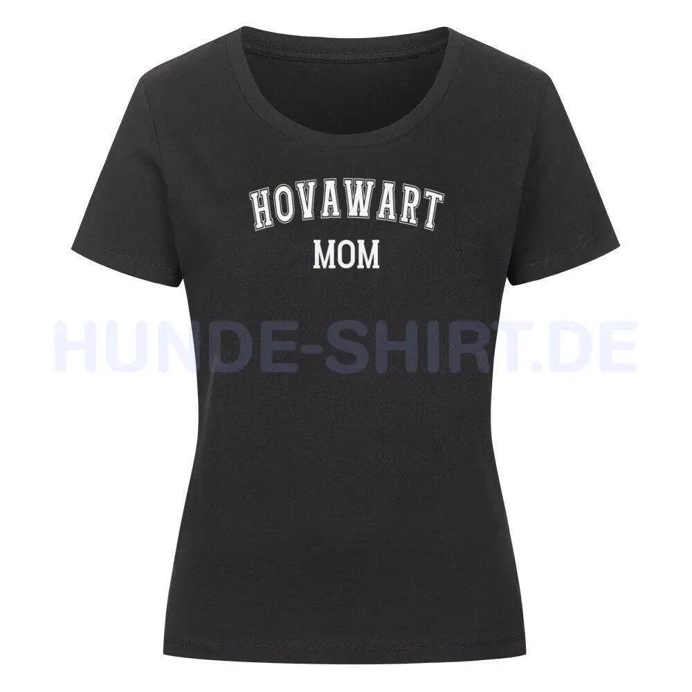 Premium Organic Damen-Shirt "Hovawart - MOM" Schwarz – hunde-shirt.de