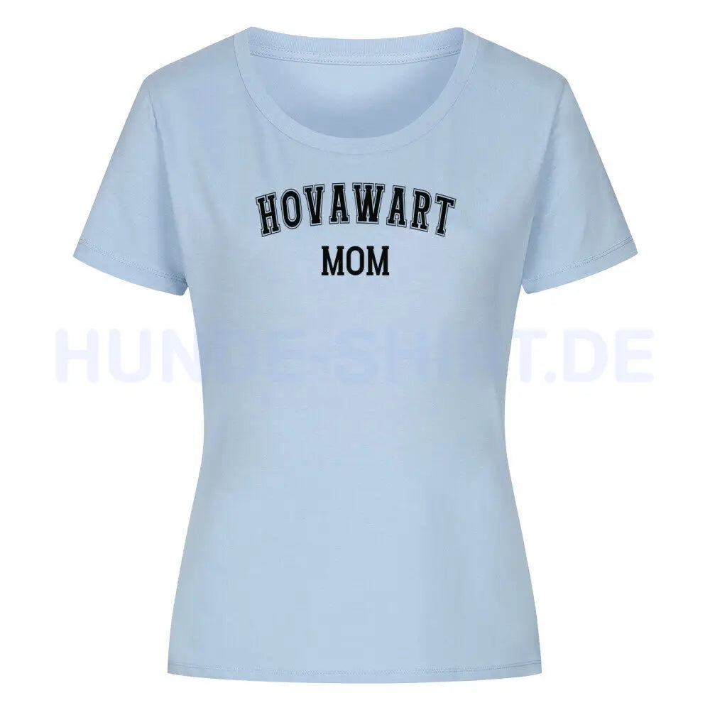 Premium Organic Damen-Shirt "Hovawart - MOM" Sky Blue – hunde-shirt.de