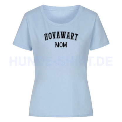 Premium Organic Damen-Shirt "Hovawart - MOM" Sky Blue – hunde-shirt.de