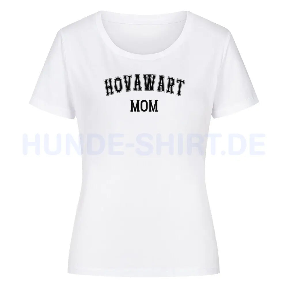 Premium Organic Damen-Shirt "Hovawart - MOM" Weiß – hunde-shirt.de