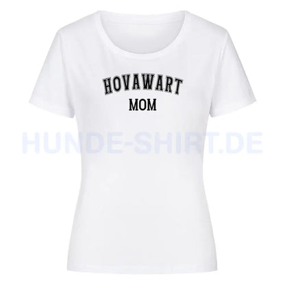 Premium Organic Damen-Shirt "Hovawart - MOM" Weiß – hunde-shirt.de