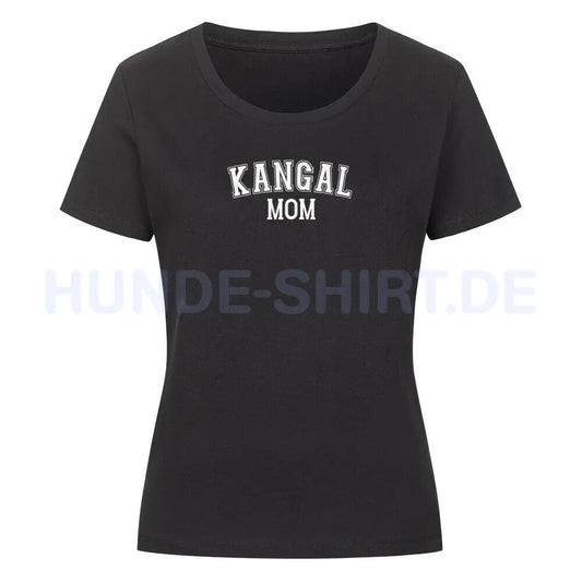 Premium Organic Damen-Shirt "Kangal - MOM" Schwarz – hunde-shirt.de