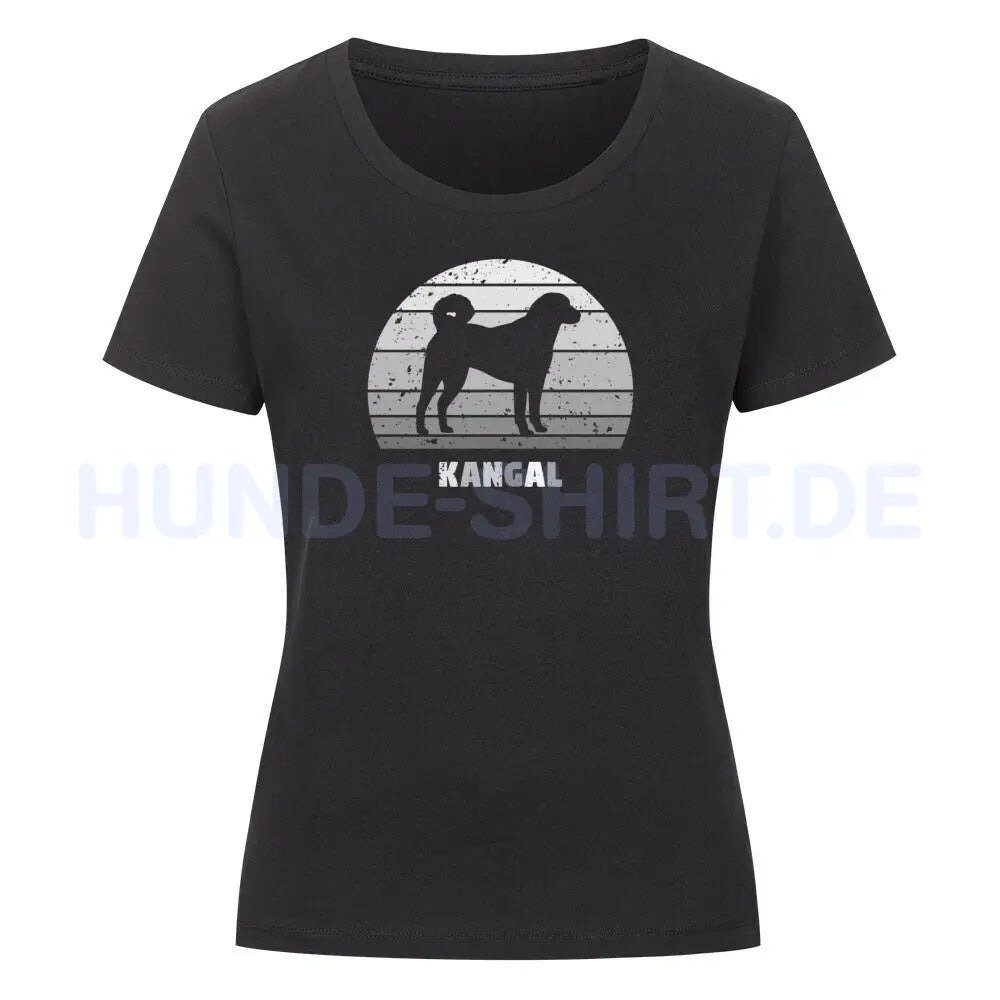 Premium Organic Damen-Shirt "Kangal S" Schwarz – hunde-shirt.de