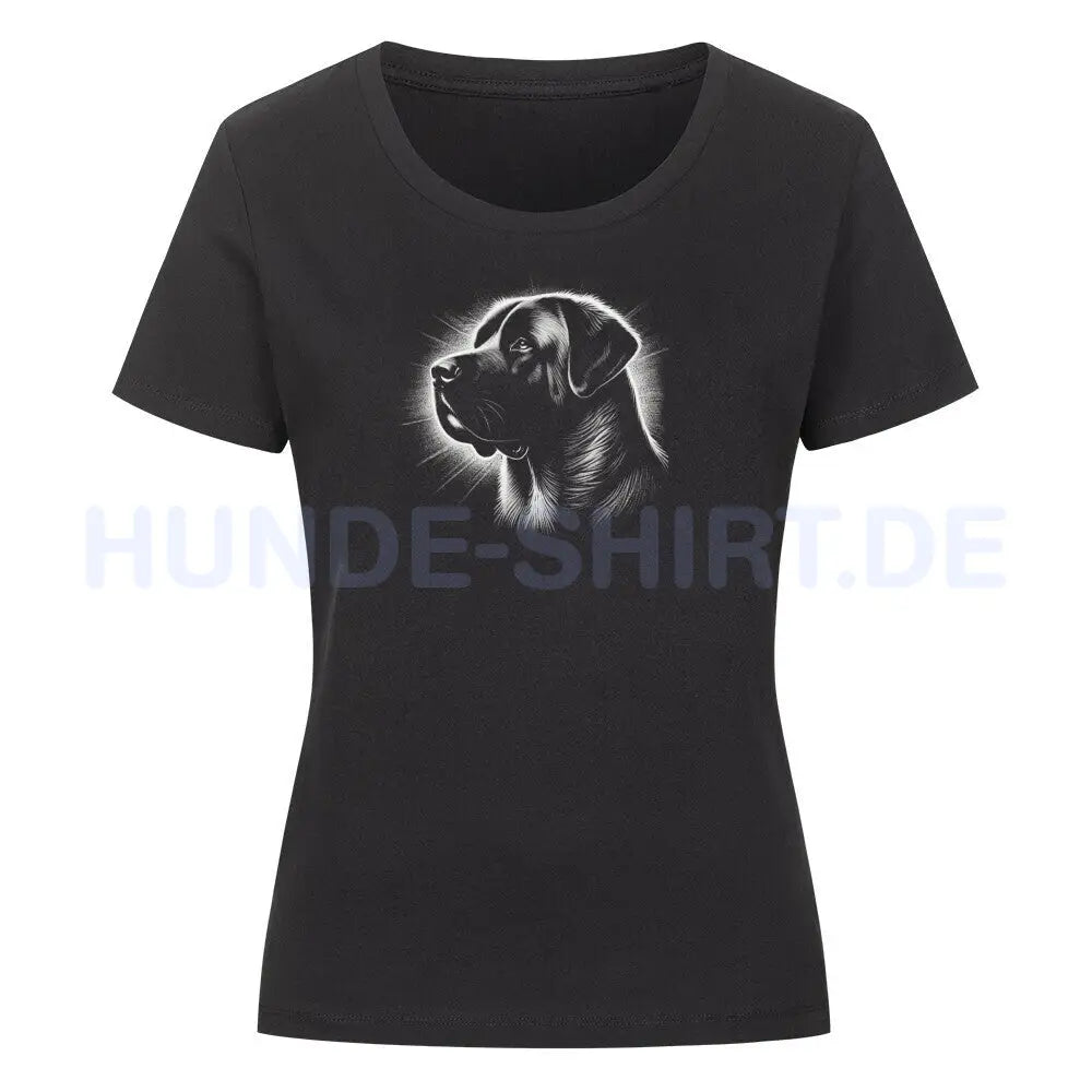 Premium Organic Damen-Shirt "Kangal - Shine" Schwarz – hunde-shirt.de