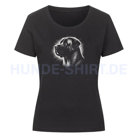 Premium Organic Damen-Shirt "Kangal - Shine" Schwarz – hunde-shirt.de