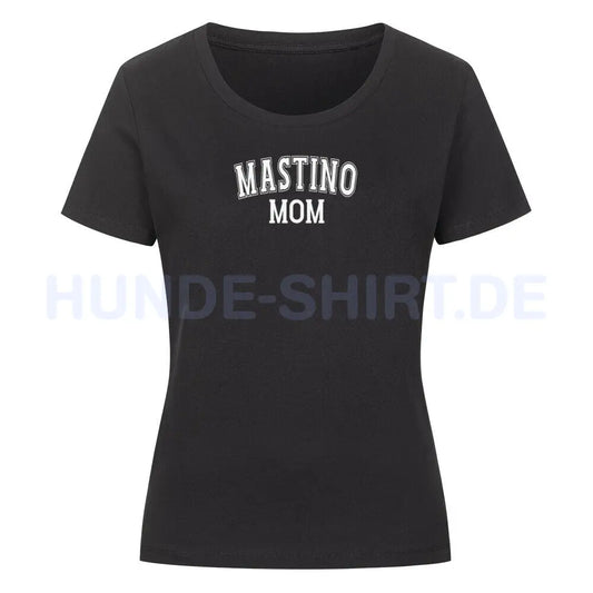 Premium Organic Damen-Shirt "mastino - MOM 2" Schwarz – hunde-shirt.de