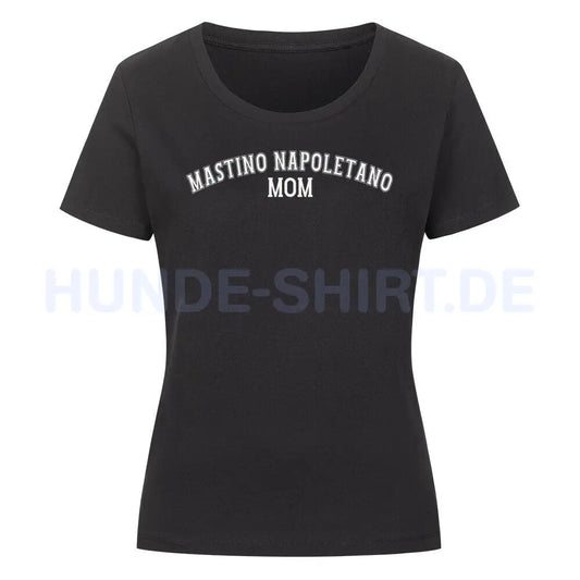 Premium Organic Damen-Shirt "Mastino - MOM" Schwarz – hunde-shirt.de