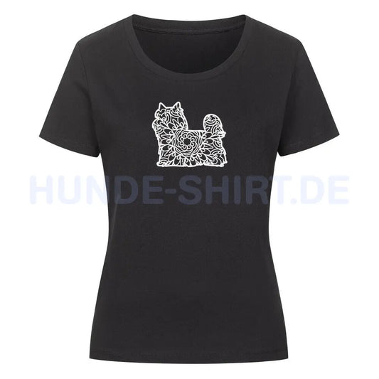 Premium Organic Damen-Shirt "Yorkshire Terrier Pur" Schwarz – hunde-shirt.de