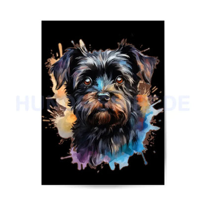 Premium Poster "Affenpinscher ART" – hunde-shirt.de