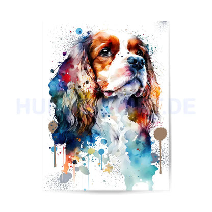 Premium Poster "Cavalier King Charles Spaniel ART" – hunde-shirt.de