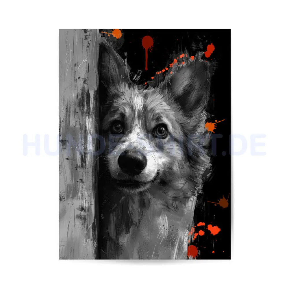 Premium Poster "Corgi ART" – hunde-shirt.de