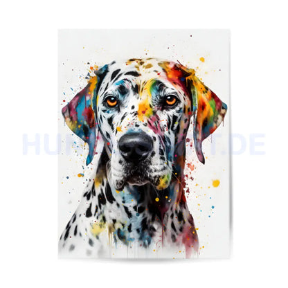 Premium Poster "Dalmatiner ART" – hunde-shirt.de