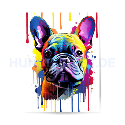 Premium Poster "Frenchi ART" – hunde-shirt.de