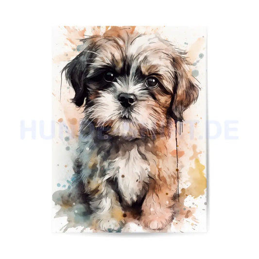 Premium Poster "Havaneser Paint" – hunde-shirt.de