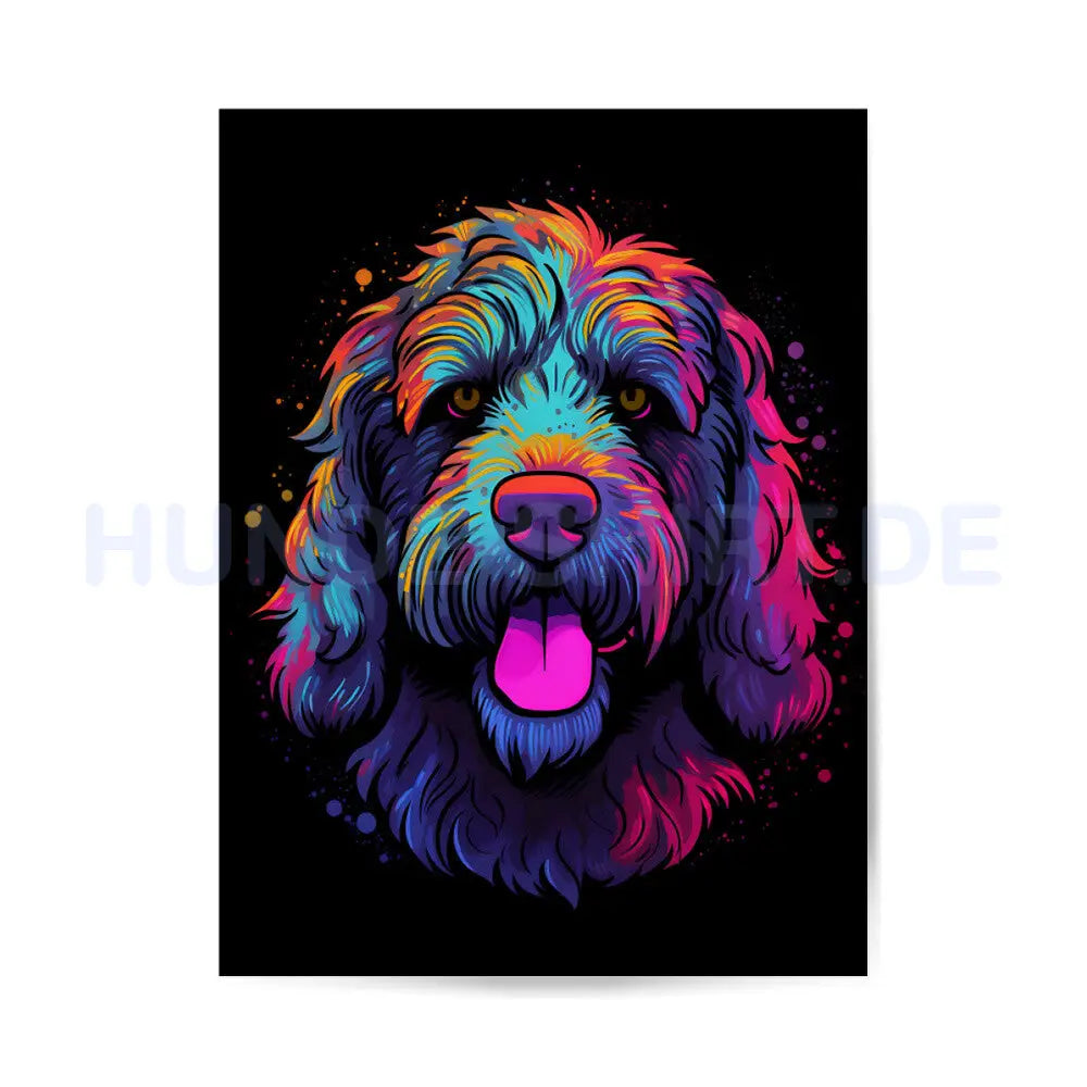 Premium Poster "Labradoodle ART" – hunde-shirt.de