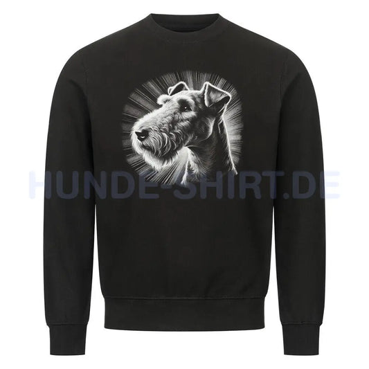 Premium Sweatshirt "Airedale Terrier - Shine" Schwarz – hunde-shirt.de