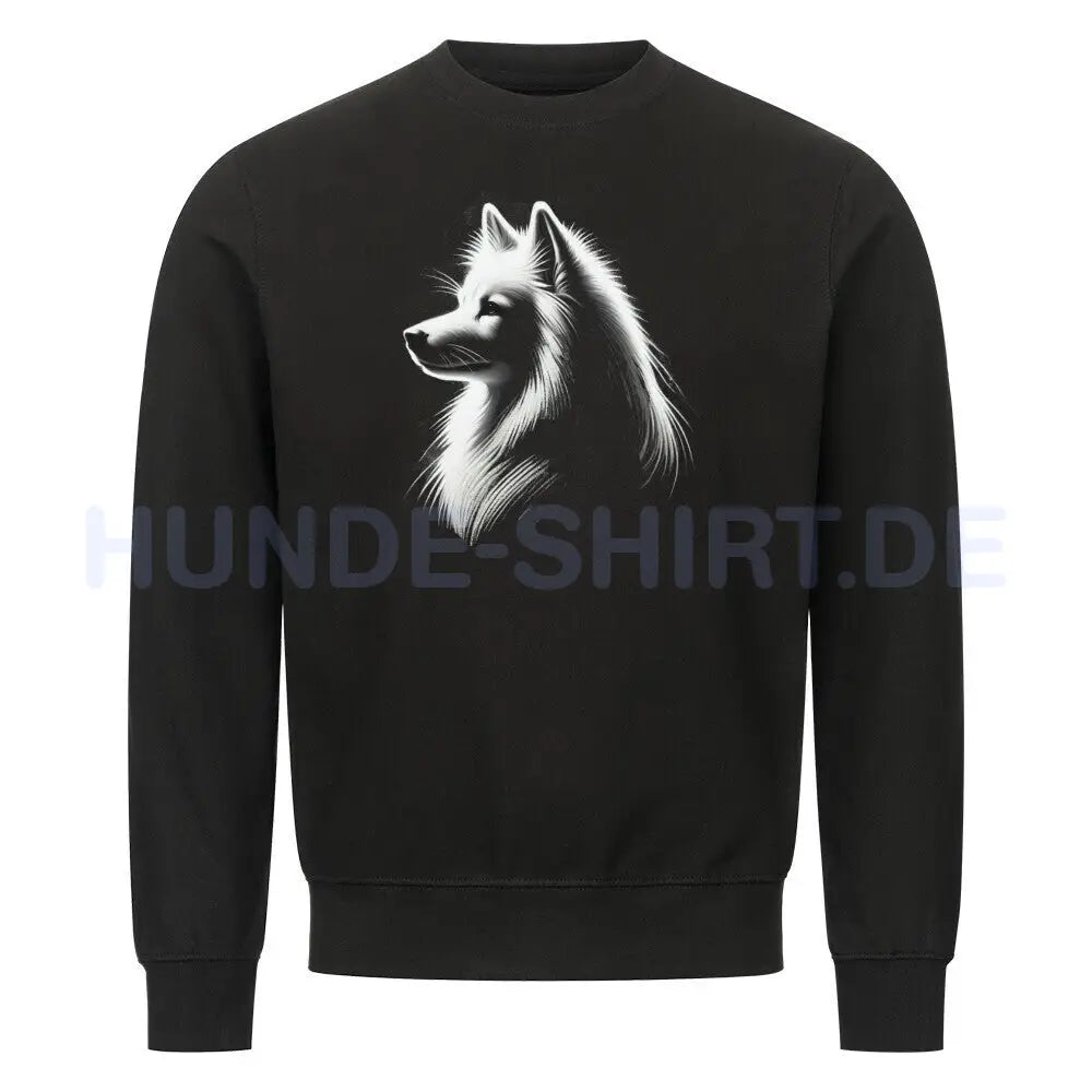 Premium Sweatshirt "American Eskimo Shine" Schwarz – hunde-shirt.de