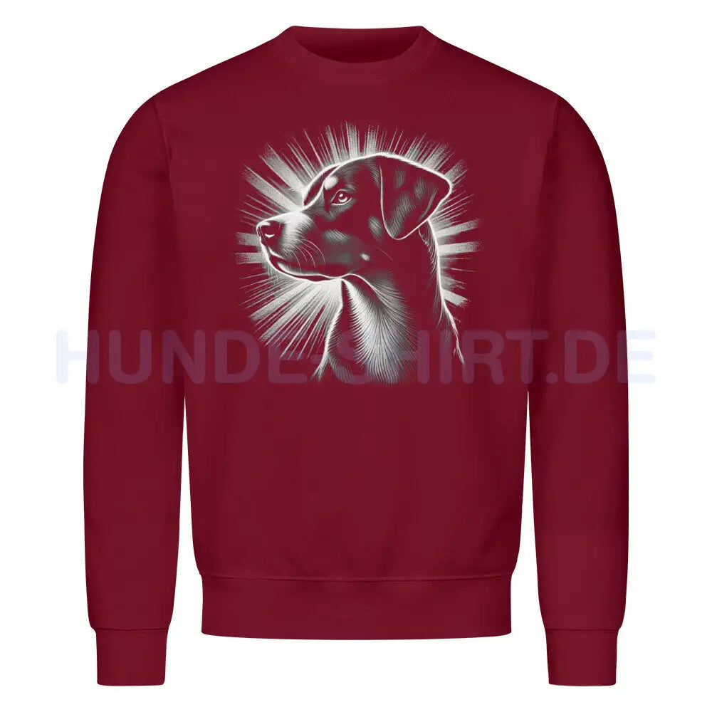 Premium Sweatshirt "Appenzeller - Shine" Burgunder – hunde-shirt.de