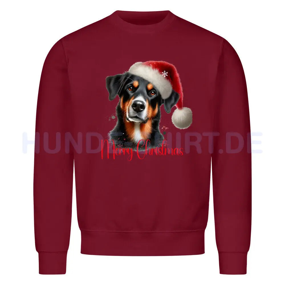 Premium Sweatshirt "Beauceron - Merry Christmas" Burgunder – hunde-shirt.de