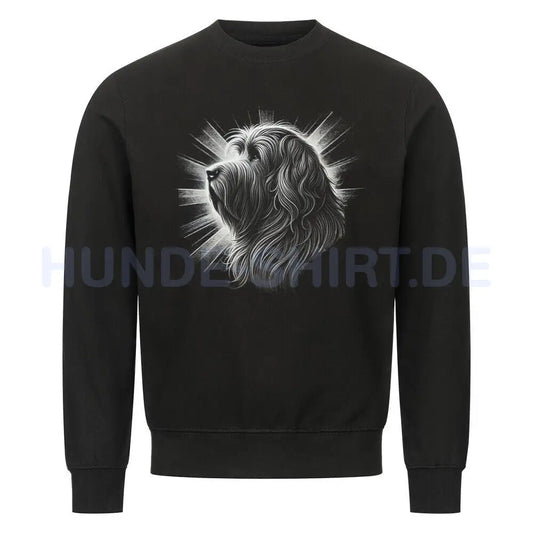 Premium Sweatshirt "Bergamasco - Shine" Schwarz – hunde-shirt.de