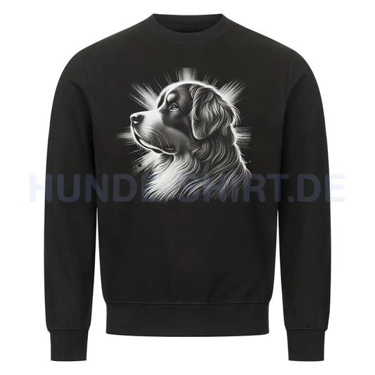 Premium Sweatshirt "Berner Sennenhund - Shine" Schwarz – hunde-shirt.de