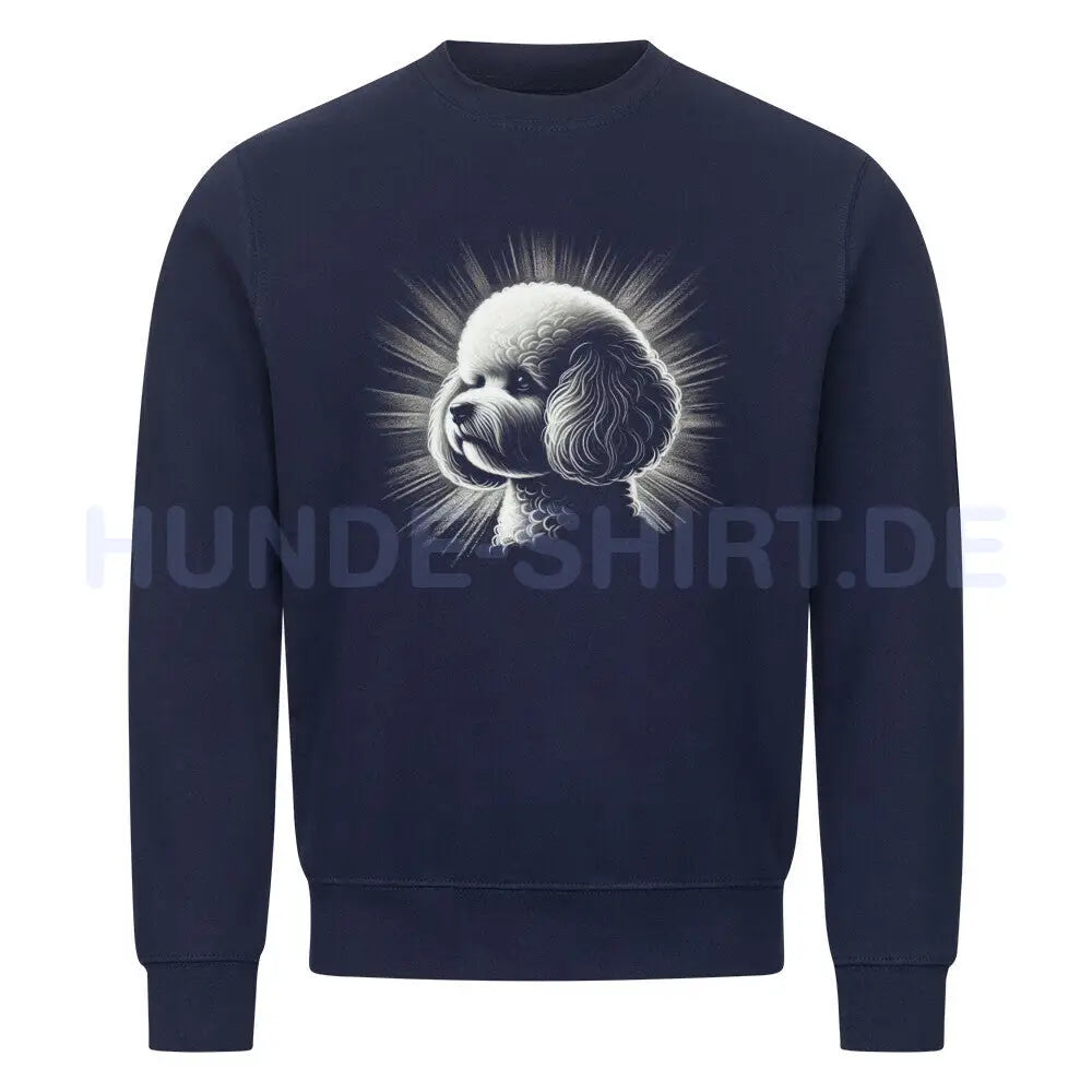 Premium Sweatshirt "Bichon Frisé - Shine" Navy Blue – hunde-shirt.de