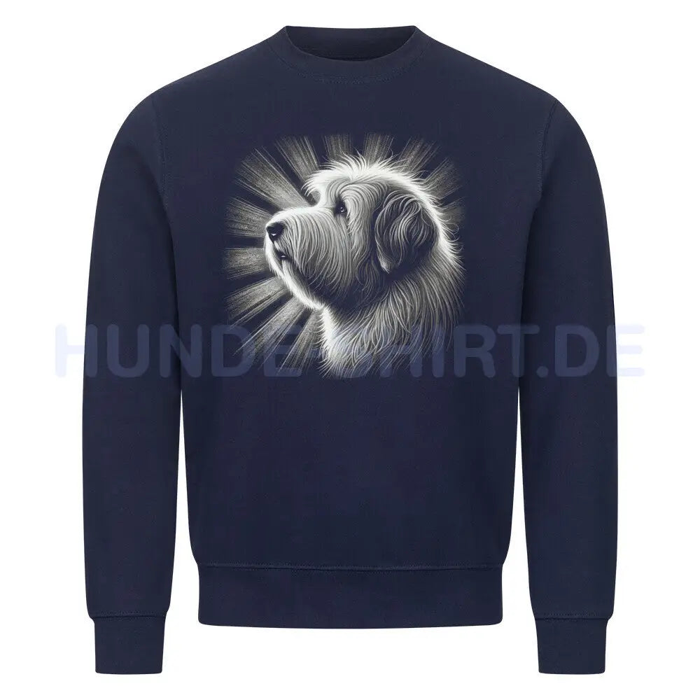 Premium Sweatshirt "Bobtail - Shine" Navy Blue – hunde-shirt.de