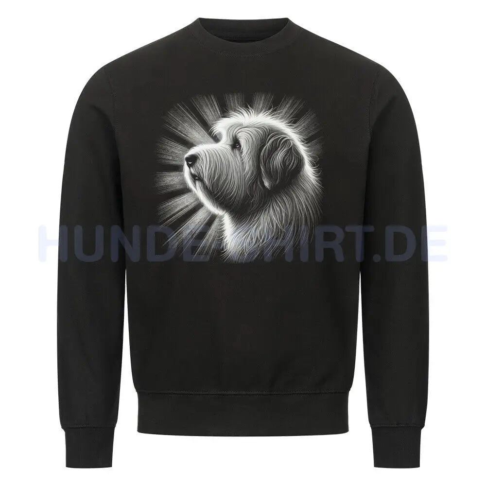 Premium Sweatshirt "Bobtail - Shine" Schwarz – hunde-shirt.de