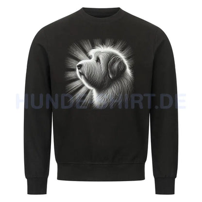 Premium Sweatshirt "Bobtail - Shine" Schwarz – hunde-shirt.de