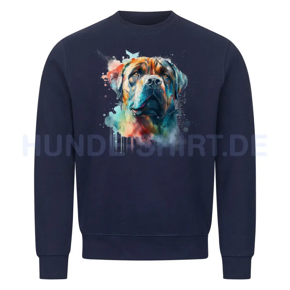 Premium Sweatshirt "Boerboel Paint" Navy Blue – hunde-shirt.de