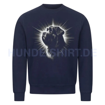 Premium Sweatshirt "Bouvier - Shine" Navy Blue – hunde-shirt.de