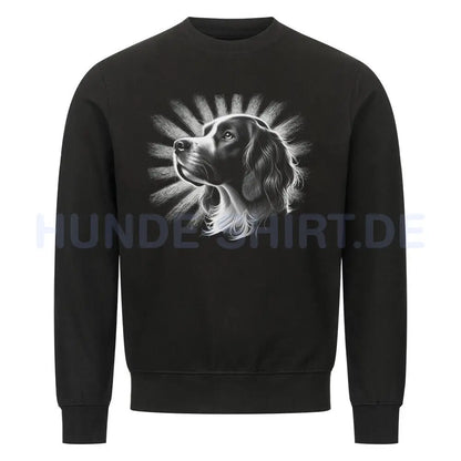 Premium Sweatshirt "Brittany Spaniel - Shine" Schwarz – hunde-shirt.de