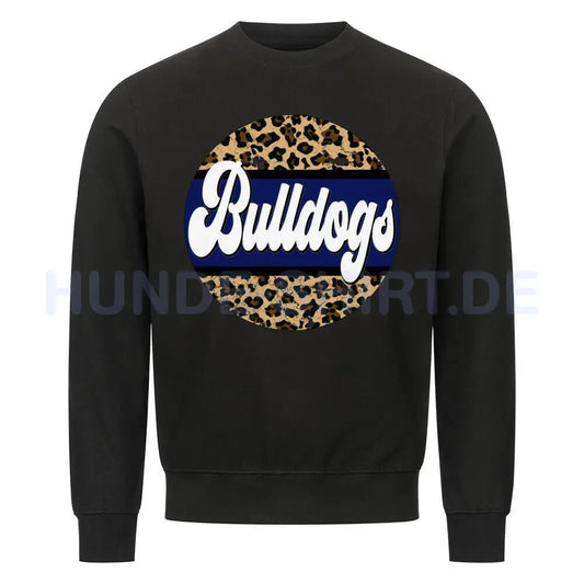 Premium Sweatshirt "Bulldogs" Schwarz – hunde-shirt.de