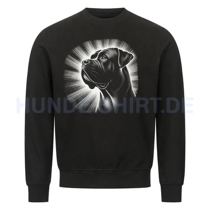 Premium Sweatshirt "Ca de Bou - Shine" Schwarz – hunde-shirt.de